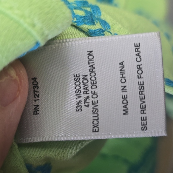 John Mark Multicolor Bohemian Blouse, Size 1X, NWT - Picture 5 of 5